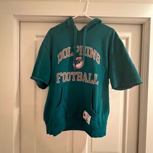 Mitchell & Ness Miami Dolphin Cut off Swearshirt
